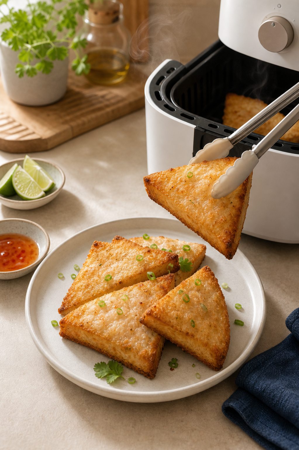 air-fryer-shrimp-toast-cha-siu-recipe — recipe air fryer finished prawn toast