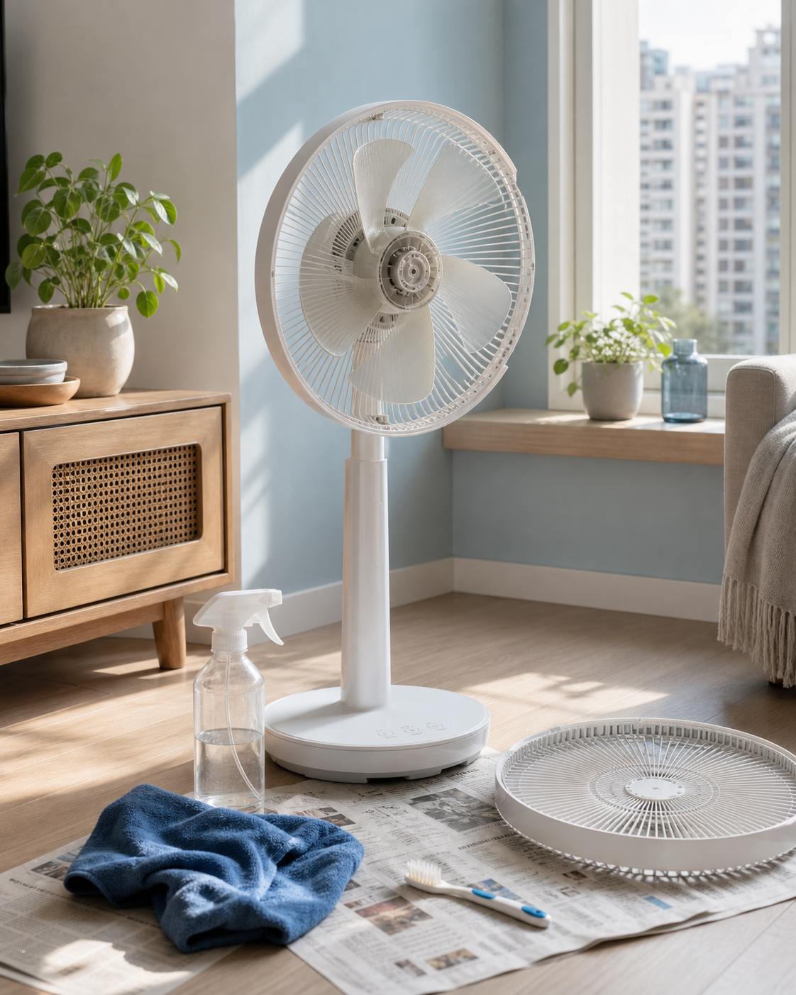 summer-fan-deep-clean-maintenance-guide — maintenance fan cleaning hero