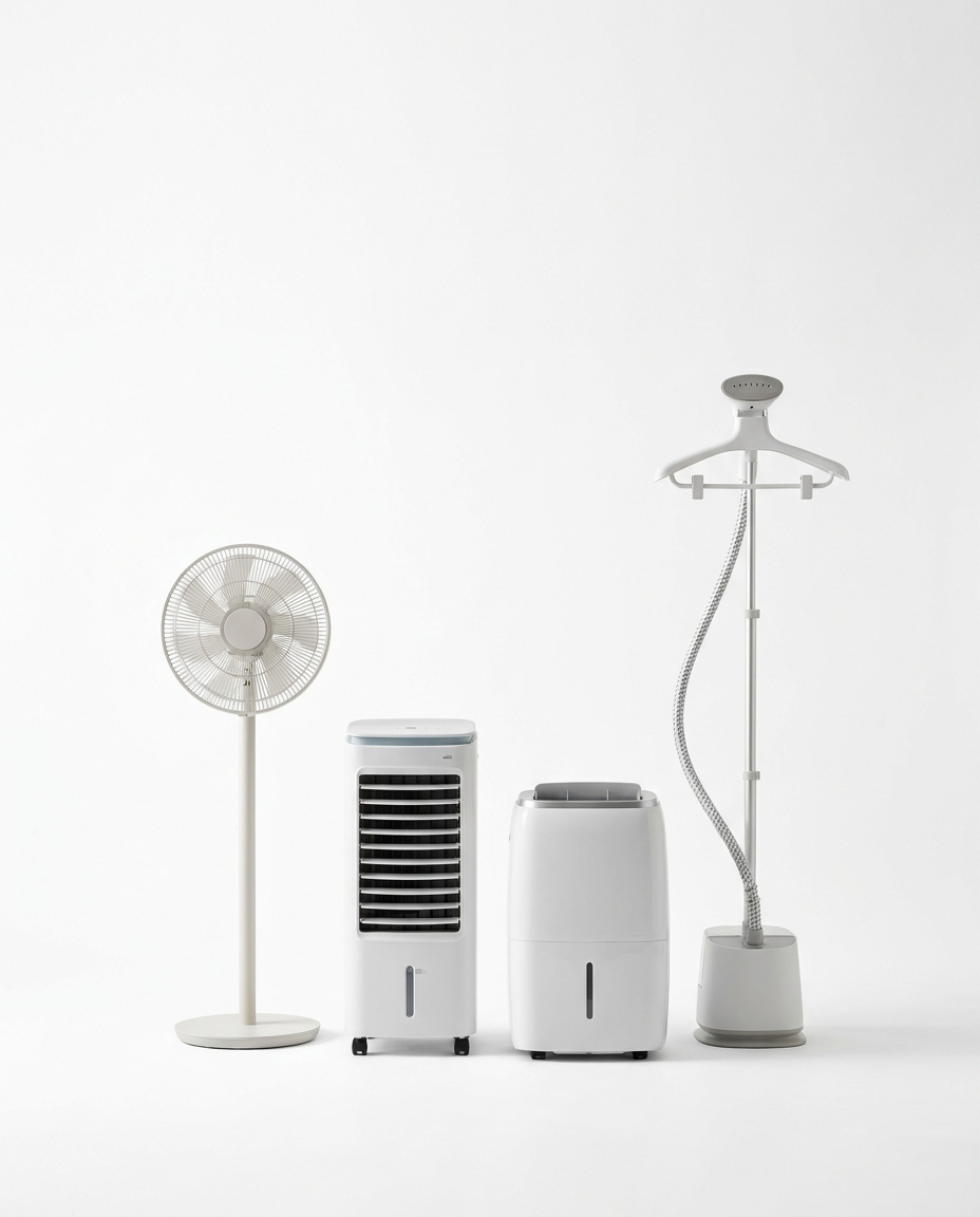 家居電器分類 — 風扇、冷風機、抽濕機、掛燙機